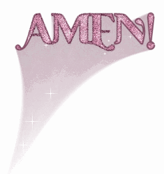 Amen Sparkling Pink Animated Text GIF