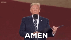 Amen Speech Donald Trump GIF
