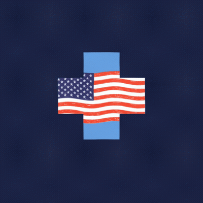 America Needs the Affordable Care Act With American Flag