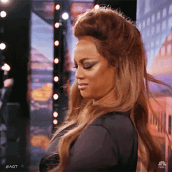 America's Got Talent Host Tyra Banks Stank Face GIF