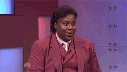American Actor Kenan Thompson Surprised Amazing Reaction  GIF