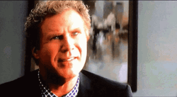 American Actor Will Ferrell Awkward Smile GIF