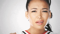 American Actress Naya Rivera Can't Believe Stank Face  GIF