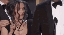 American Actress Winona Ryder Stank Face Reaction GIF