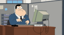 American Dad Slow Typing