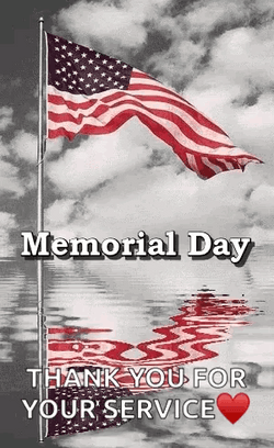 American Flag 4 Day Weekend GIF