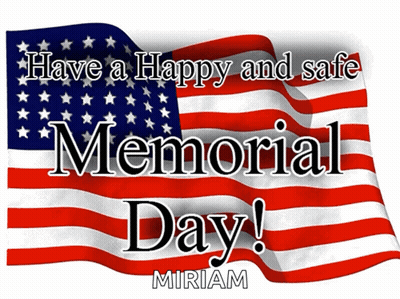 American Flag Have A Happy Memorial Day GIF
