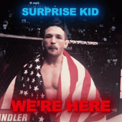 American Flag Man Surprised Kid We're Here GIF