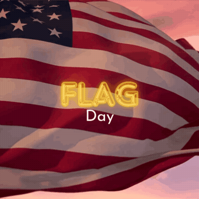 American Flag Saying Flag Day GIF