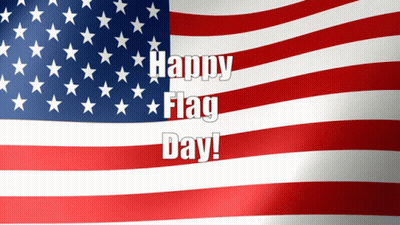 American Flag Saying Happy Flag Day GIF