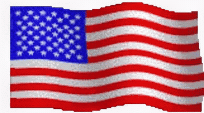 American Flag Waving In Wind GIF