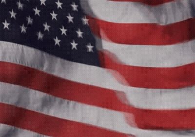 American Flag Waving In Wind GIF