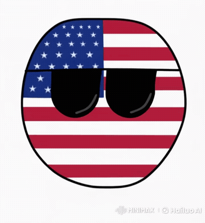 American Flag With Sunglasses