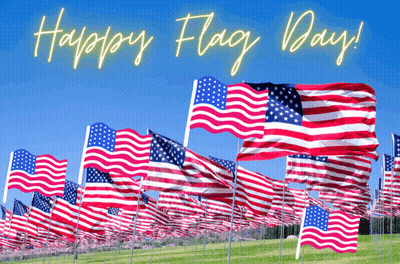 American Flags Happy Flag Day GIF