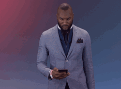  American Football Player Shaquille Leonard Text Message Surprised GIF