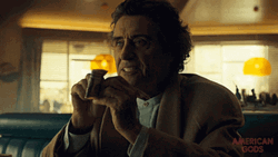 American Gods Mr Wednesday Showing Dollar GIF