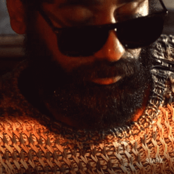 American Gods Shadow Moon Eyes Lighting Up GIF