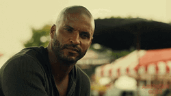 American Gods Shadow Moon Smiling GIF