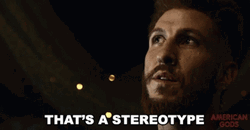 American Gods Shadow Moon That's Stereotype GIF