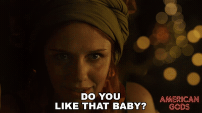 American Gods Woman In Turban GIF