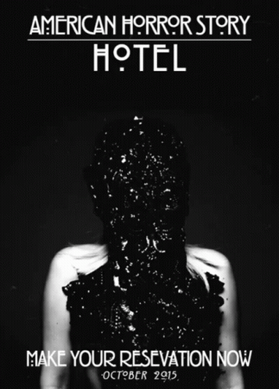 American Horror Story Hotel Blurry Woman Poster GIF
