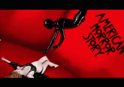 American Horror Story Poster Woman Laying On Floor GIF
