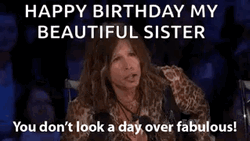 American Idol Steven Happy Birthday Sis Fabulous GIF