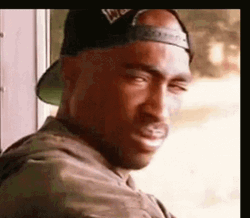 American Rapper 2Pac And Macaveli Stank Face GIF