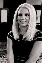 American Singer Britney Spears Awkward Smile GIF