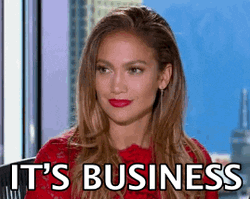 American Singer Jennifer Lopez It's Business GIF