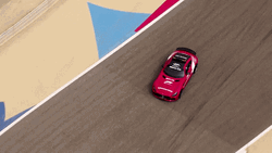 AMG GT R Mercedes Drone Shot GIF