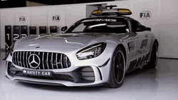 AMG GT R Mercedes Silver GIF
