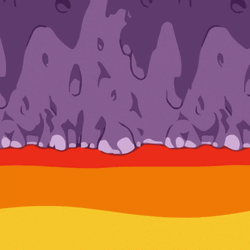 Among Us Character Brown Falling In The Lava GIF