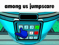 Among Us Character Jumpscare GIF