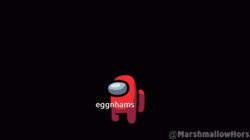 Among Us Character Red And Black Impostor GIF