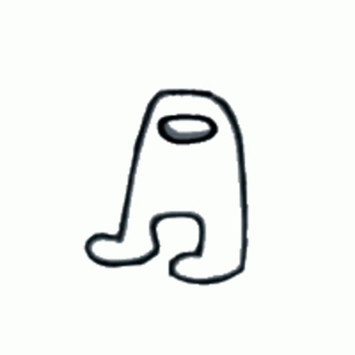 Among Us Character With Circle GIF