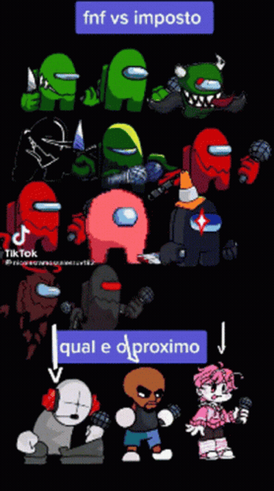 Among Us Characters FNF Vs Imposto GIF