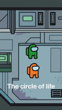 Among Us Circle Of Life GIF