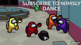 Among Us Crew Members Subscribe To Wimsly Dance GIF