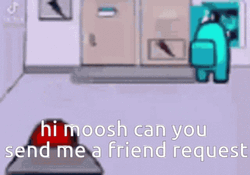 Among Us Cyan Kill Red By Farting GIF