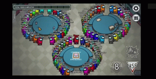 Among Us Is A Game That Has A Lot Of People On It GIF