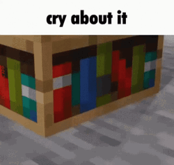 Among Us Minecraft Cry About It Meme GIF
