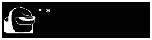 Among Us Undertale Does Not Approve Sign Sticker