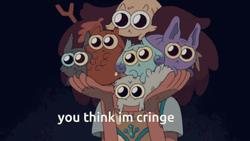 Amphibia Anne With Adorable Kittens GIF
