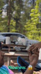 Amused Man Sniffing Wow GIF