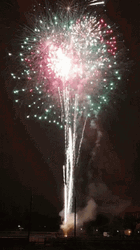 Amusing Fireworks Display Happy Fourth Of July GIF