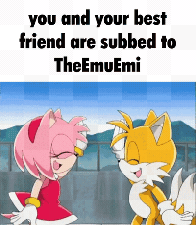 Amy And Tails Sonic The Hedgehog Dancing GIF