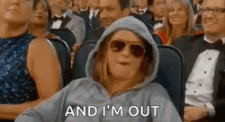 Amy Poehler Respond I'm Out GIF