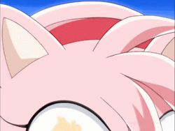Amy Rose Looks Angry GIF