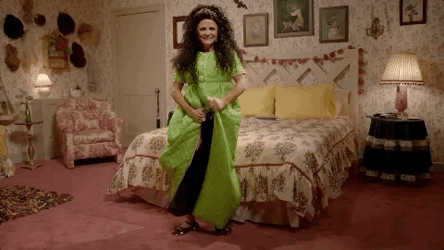 Amy Sedaris Dancing Hip Thrust GIF